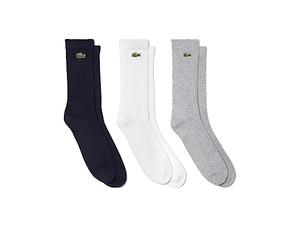 Lacoste RA4182, calze Unisex, SILVER CHINE/WHITE-NAVY B, 43/46