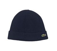 Lacoste RB3502 Cappello Beanie in Lana Marina