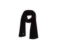 Lacoste RE0058 Sciarpa Pesante, Black, Taglia Unica Unisex-Adulto