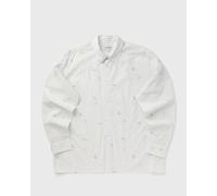 Lacoste Relaxed Fit Embroidered Cotton Shirt men Longsleeves white in taglia:S