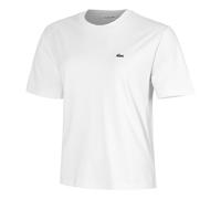 Lacoste Relaxed Fit Plain Soft Maglietta Donna in bianco