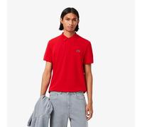 Lacoste Ribbed Collar Polo Uomini in rosso