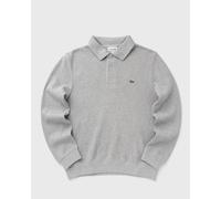 Lacoste Ribbed Cotton Polo Collar Sweatshirt men grey in taglia:M