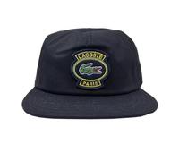 Lacoste RK7589 Noir Vert Cappellino con distintivo sul davanti, taglia unica, unisex