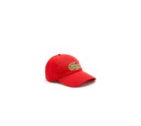 Lacoste Rk9871 Berretto, Rosso, Taglia Unica Unisex-Adulto