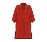 Lacoste - Runway Abito Polo in Piqué di Seta - -Dresses -Donna -Rosso -M