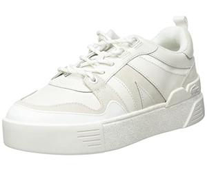 Lacoste Scarpe Basse da Donna L002 0722 1 CFA, Scarpe Basse da Donna, Bianco 21 g, 38 EU