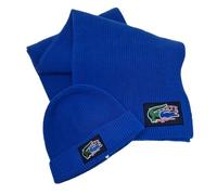 Lacoste Set cappello e sciarpa in confezione regalo blu RB0887, Blu, Etichettalia unica