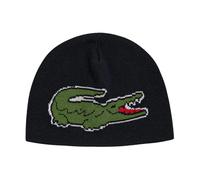 Lacoste - Set Sciarpa e Berretto Intarsia Logo - - Accessories - unisex - Nero - ONE SIZE