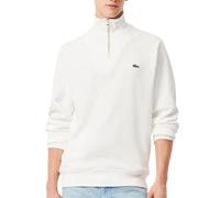 Lacoste SWEATSHIRT men Half-Zips white in taglia:L