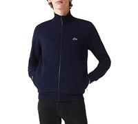 Lacoste Sh9622 Felpa con Zip Regolare Fit, Marina, S Uomo