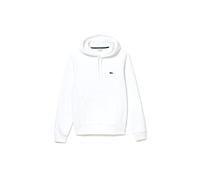 Felpa con cappuccio Lacoste Cotton Eco bianco - M