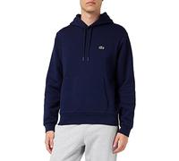 Felpa con cappuccio Lacoste Cotton Eco blu navy - XL