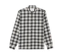 Lacoste, ,Shirts ,Uomo ,Nero ,2XL Camicia in Flanella di Lana e Cotone Regular Fit