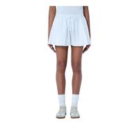 Lacoste - Skort a Pieghe con Elastico in Vita - - Shorts - Donna - Bianco - S