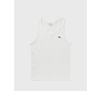Lacoste Slim Fit Ribbed Cotton Tank Top men Tank Tops white in taglia:M