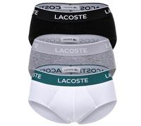 LACOSTE Slip grigio / nero / bianco Uomo - Premium - Biancheria e abbigliamento da mare - Intimo - Mutande - Slip LACOSTE XL