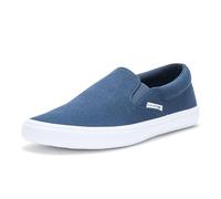 Lacoste Slip-on Base Sneaker, Scarpe da Ginnastica Uomo, Bianco e Blu Marino, 47 EU