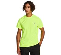 Lacoste Small Croc Logo Stripe Uomo - Magliette Giallo - Taglia M Yellow M