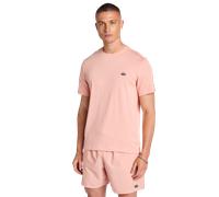 Lacoste Small Logo Uomo - Magliette Rosa - Taglia L - Poly Jersey Pink L