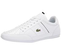 Lacoste Sneaker Chaymon Uomo, Bianco/nero, 42.5 EU