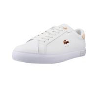 Lacoste - Sneakers in Pelle Powercourt - - Shoes - Donna - Bianco - 37 EU
