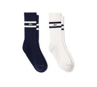 LACOSTE-SOCKS-RA6842-00, Blu Navy/Bianco, 43/46
