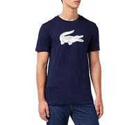 Lacoste Sport T- - Maglietta da Uomo, Navy/Bianco, M