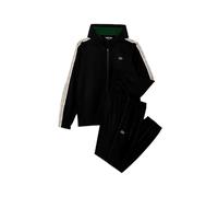 Lacoste, ,Sport ,Uomo ,Nero ,M Tuta da tennis nera a righe con logo