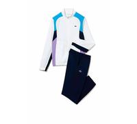 Lacoste Sport WH9341 - Tuta da uomo, colore: Bianco/Argentina-Blu marino