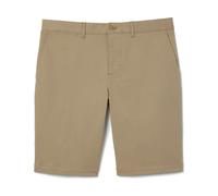 Lacoste - Stretch Cotton Chino Shorts Beige - - Shorts - Uomo - Beige - S