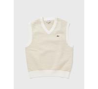 Lacoste Striped Jacquard Knit Sweater Vest men Vests multi in taglia:S