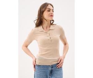 Lacoste - Sweaters Polo Tricot AF9984 Beige - Abbigliamento 44 Beige