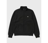 Felpa con zip in pile Nero L Tinta unita