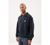 Lacoste - Felpa con zip in piqué vestibilità ampia - - Sweatshirts & Hoodies - Uomo - Nero - S