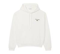 Lacoste, ,Sweatshirts & Hoodies ,Uomo ,Bianco ,S Felpa bianca con cappuccio e stampe multiple