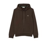 Lacoste, ,Sweatshirts & Hoodies ,Uomo ,Marrone ,XL Felpa con cappuccio e zip in pile