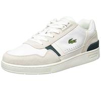 Lacoste T-Clip 0120 3 SMA, Sneakers Uomo, off Wht/Dk Grn, 42.5 EU