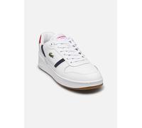 Scarpe Lacoste T-Clip Set Leather bianco blu marino rosso - 44