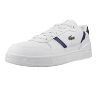 Lacoste T-Clip Set 224 2 SMA, Scarpe da Ginnastica Uomo, Bianco/Blu Navy, 45 EU