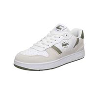 Lacoste T Clip Set - Sneakers In Pelle Beige - Uomo Scarpe Sneakers Casual