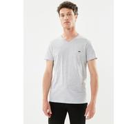 Lacoste - T-shirt col V en jersey de coton Grigio - Abbigliamento S Grigio