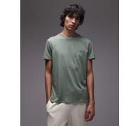 Lacoste - T-shirt color timo in cotone pima-Verde 34