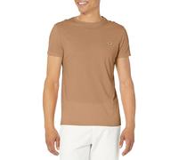 Lacoste T-shirt da uomo a maniche corte girocollo in jersey di cotone Pima, Cookie, 4XL