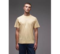Lacoste - T-shirt gialla con logo piccolo-Giallo 41-43