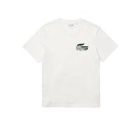 Lacoste - T-shirt girocollo con stemma coccodrillo Heritage - - Tops - Uomo - Bianco - S