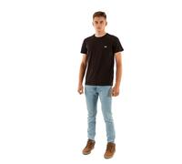 Lacoste T-Shirt Girocollo in Cotone Pima, Marrone Scuro (IT, Alpha, M, Regular, Marrone Scuro)
