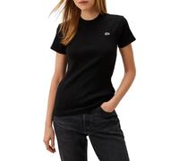 T-shirt Lacoste Basic manica corta nero donna - 38
