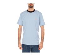 Lacoste - T-shirt in cotone color block Classic Fit - - Tops - Uomo - Blu - S