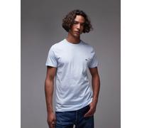 Lacoste - T-shirt in cotone Pima azzurra-Blu 34